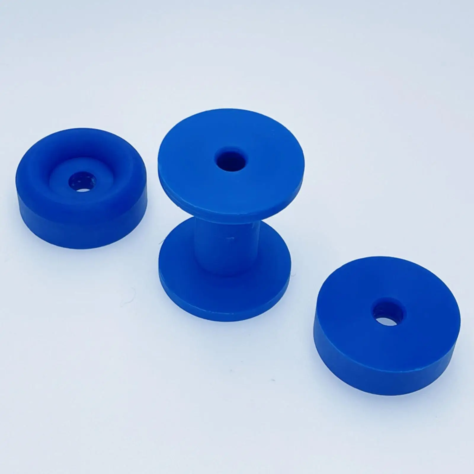 Marine Grade Boat Trailer Roller Blue PVC Bow Support for Yachts Inflatables Pwcs Smooth Rolling Design Trailer Hardware