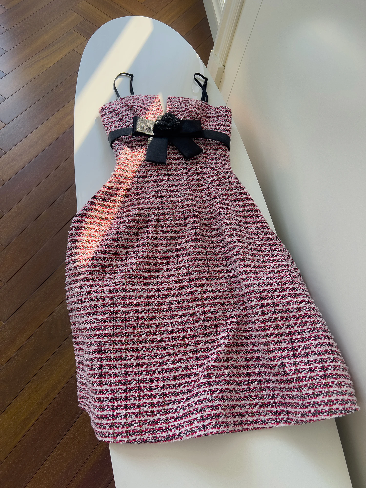 

Ele VintageWOOL Драпированное платье длиной до пола с запахом и украшением BoutOrFl Шикарный цвет соответствия весна лето осень зима