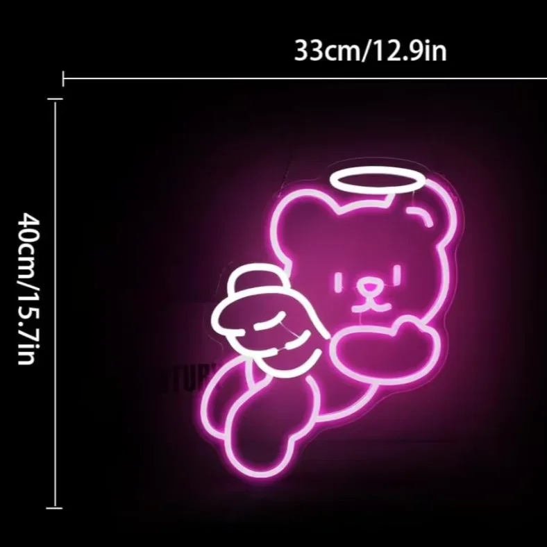 مقاوم للماء IP 65 مخصص LED ضوء النيون للداخلية/الخارجية لغرفة نوم الأطفال متجر الزفاف الإعلان لمستشفى البار #2