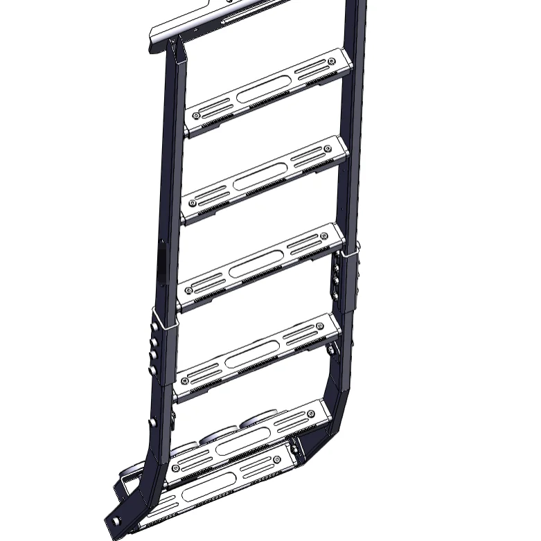 

OEM ODM Accepted Landace Self Developed Universal Climbing Ladder Roof Fixed Ladder Exterior Accessories For Hiace