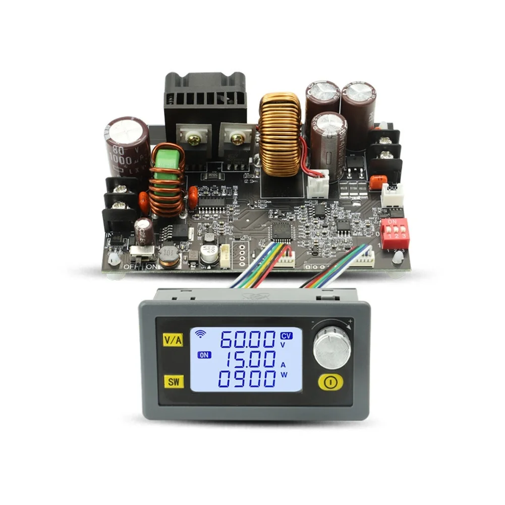 Adjustable CNC DC Power Supply XY6015L 0-60V 0-15A 900W Regulated Module with 10 Storage Groups and LCD Interface