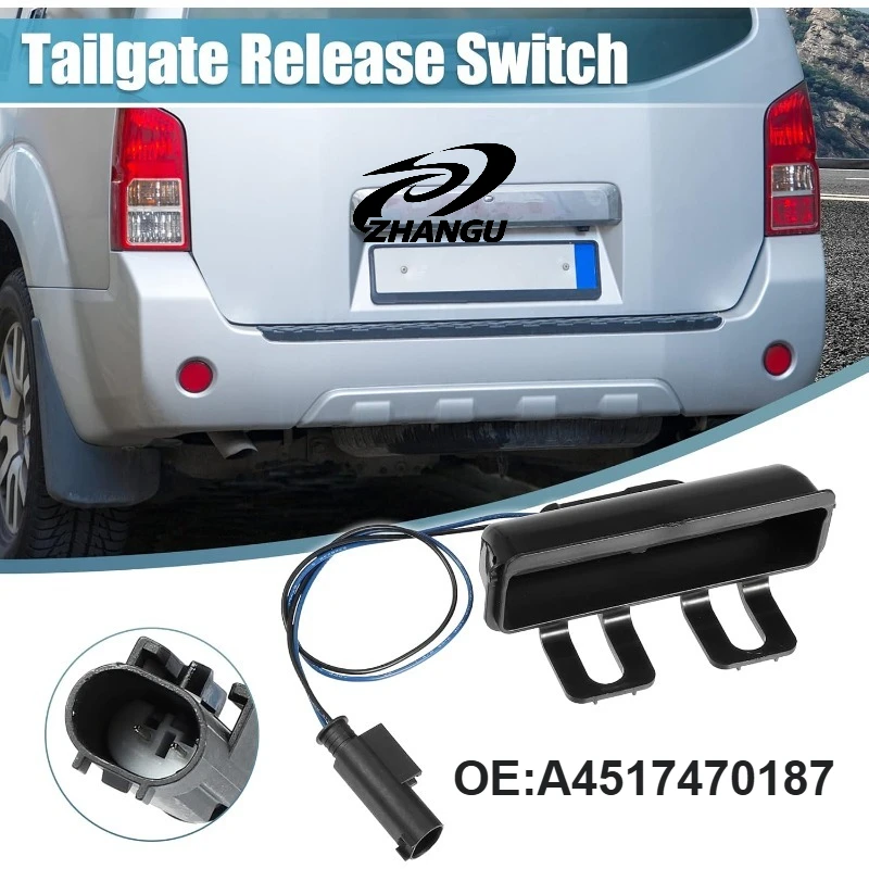 

ZHANGU High-Quality Rear Trunk Tailgate Handle Switch for Mercedes-Benz SmartFortwo (451) Models 2009-2015 - A4517470187