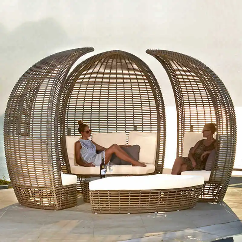 

Комбинация уличного дивана Отдел продаж B & B Живописная зона Интернет-знаменитости Бали Птичье гнездо Кровать Курорт Отель Кровать для бассейна