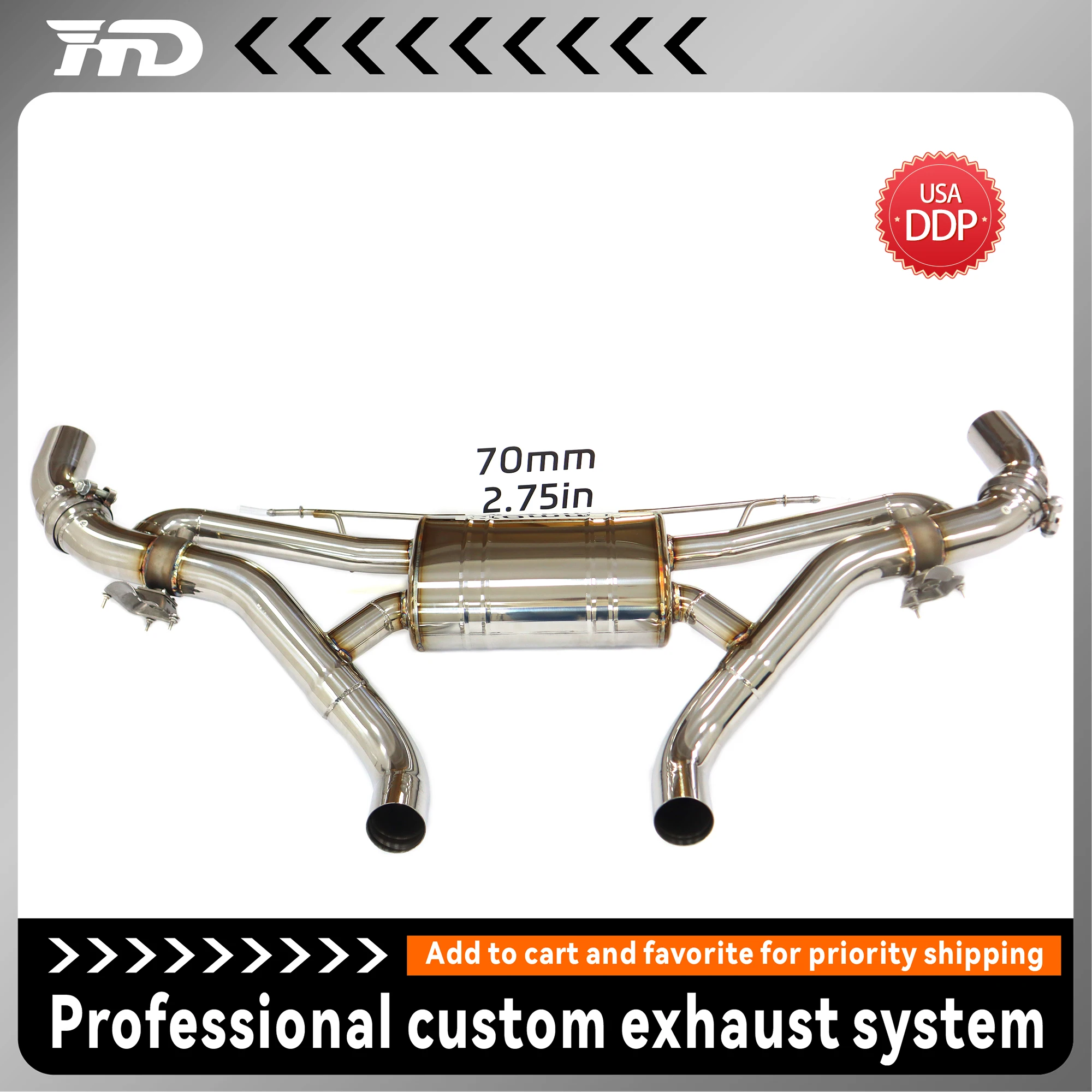 

Performance Racing Exhaust for Aston Martin DBX 4.0T Aggressive Sound Deep Loud stainless steel Power Upgrade