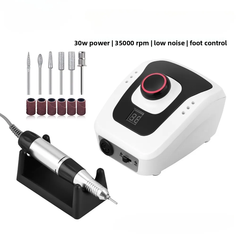 206 Low Noise Electric Nail Drill High Speed Nail Grinding and Remover Professional Tool