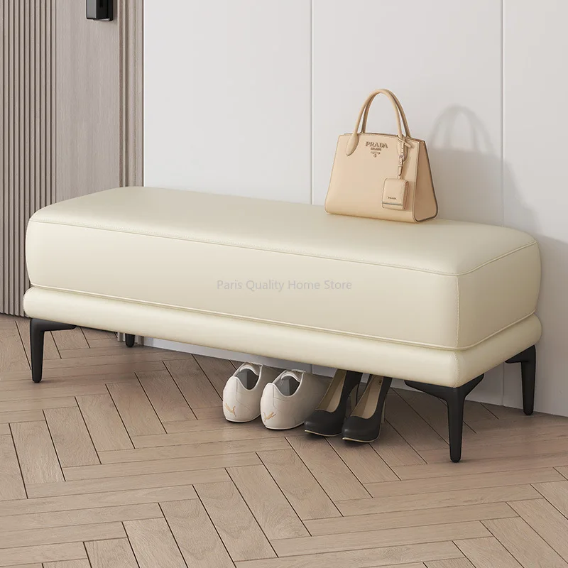 Light Luxury Family Entrance Door Shoe Stool Bedroom Bed End Cloakroom Long Bench Sofa Stool