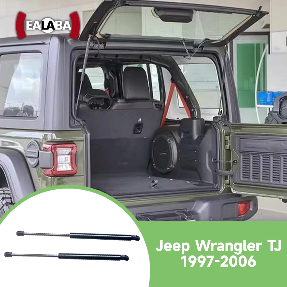 

2 шт. для Jeep Wrangler TJ 1997-2006, задний багажник, задняя дверь, стойка багажника, подъемные опорные планки, задние окна автомобиля, газовые демпферы, стержень 55076310 АБ