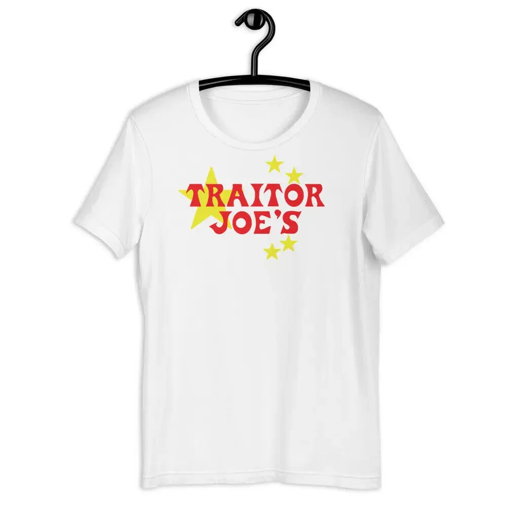 Funny Printed Traitor Joe's Short-Sleeve T-Shirt Men's 100% Cotton Casual T-shirts Loose Top Size S-3XL