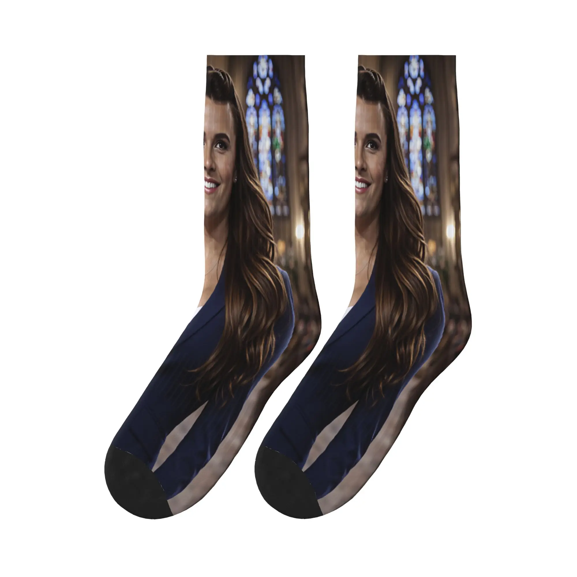 Charlie Kirk Church Power Pose Meme Socks  Kawaii Stockings Winter Anti Skid Men Socks High Quality Pattern Running Socks