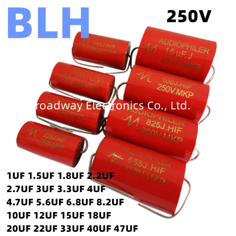 2 قطعة المتكلم مقسم عالية لهجة Poleless MKP مكثف 250 فولت 4 فائق التوهج 405 4.7 فائق التوهج 475 فائق التوهج 5.6 565 فائق التوهج 6.8 685 فائق التوهج 8.2 10 فائق التوهج 825 12 فائق التوهج 106 #1