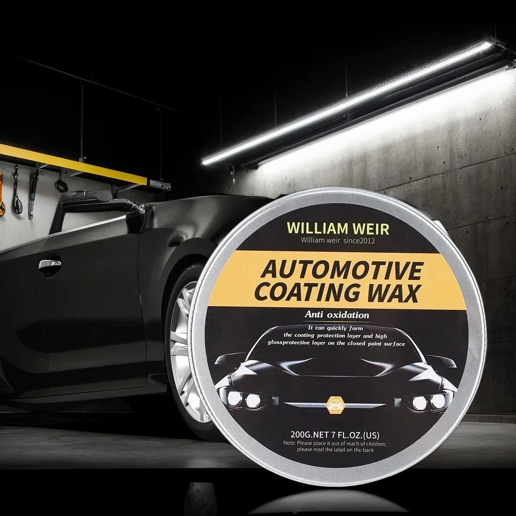 

Car & Motorcycle Polish – Hard Glossy Carnauba Wax with Crystal Plating, Waterproof Coating for Paint Protection (Shiny Finish)