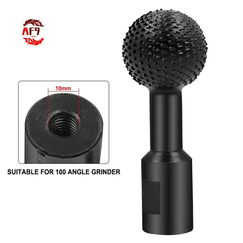 

AF90-2 шт. 10 мм + 14 мм угловая шлифовальная головка шаровая шлифовальная головка шаровое долото шариковый нож шаровой напильник шлифовальная головка деревообработка шлифовка