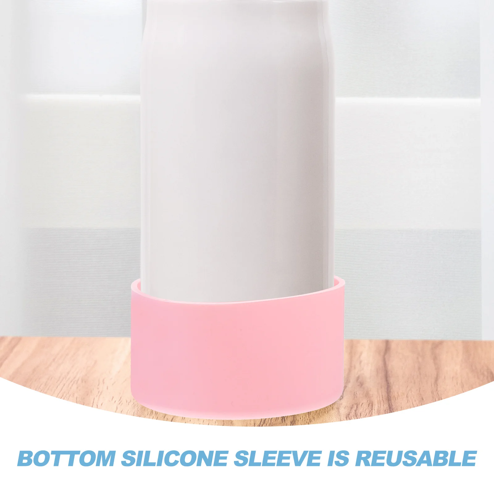 

4 Pcs 5cm Silicone Cup Sleeve Diameter Silicone Cup Covers Set for 30 40OZ Tumblers Bottles Bottom Protection Reusable Safe