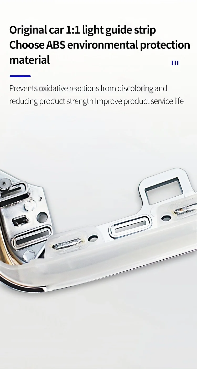 Für Mercedes-Benz C-Klasse W206 2022-2026 64 Farben Zentrale Sattelbeleuchtung Ambientebeleuchtung Mittelkonsole Atmosphärenlicht Upgrade – Detail 4