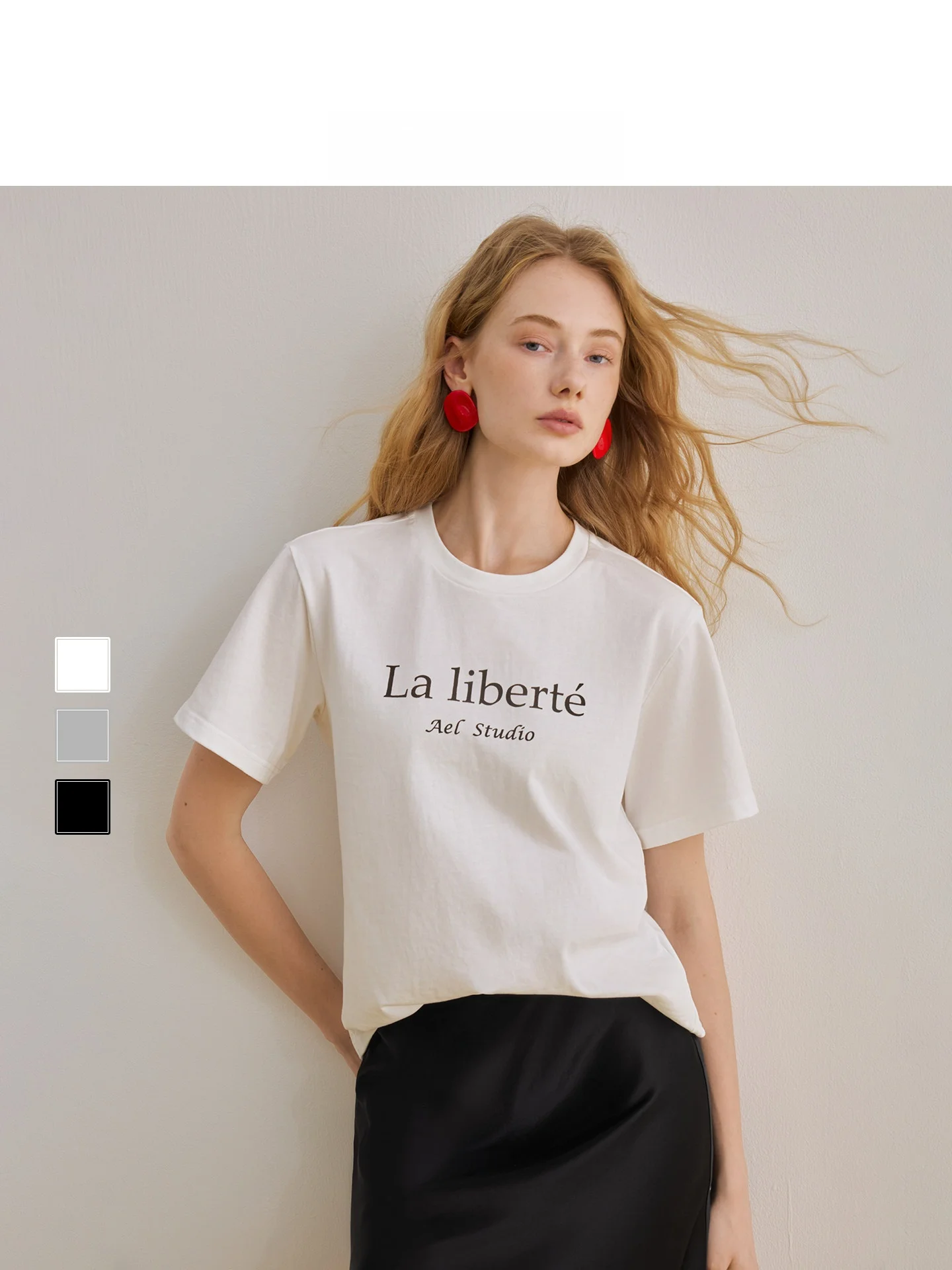 

AEL Original Commute Simple round Neck Short Sleeve T-Shirt Women Summer New Print Regular Cotton Pure Cotton Top