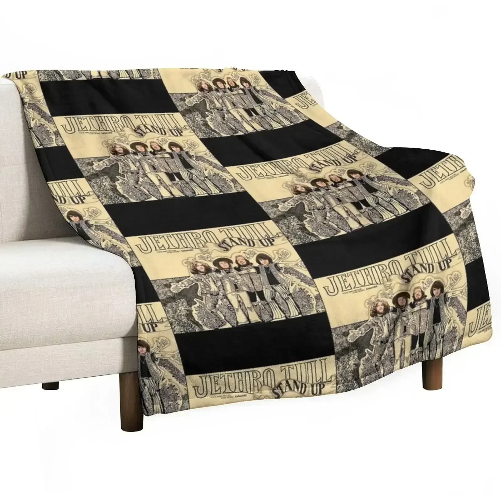 Jethro Tull Throw Blanket Soft Big Sofa Comforter Soft Plush Plaid Blankets