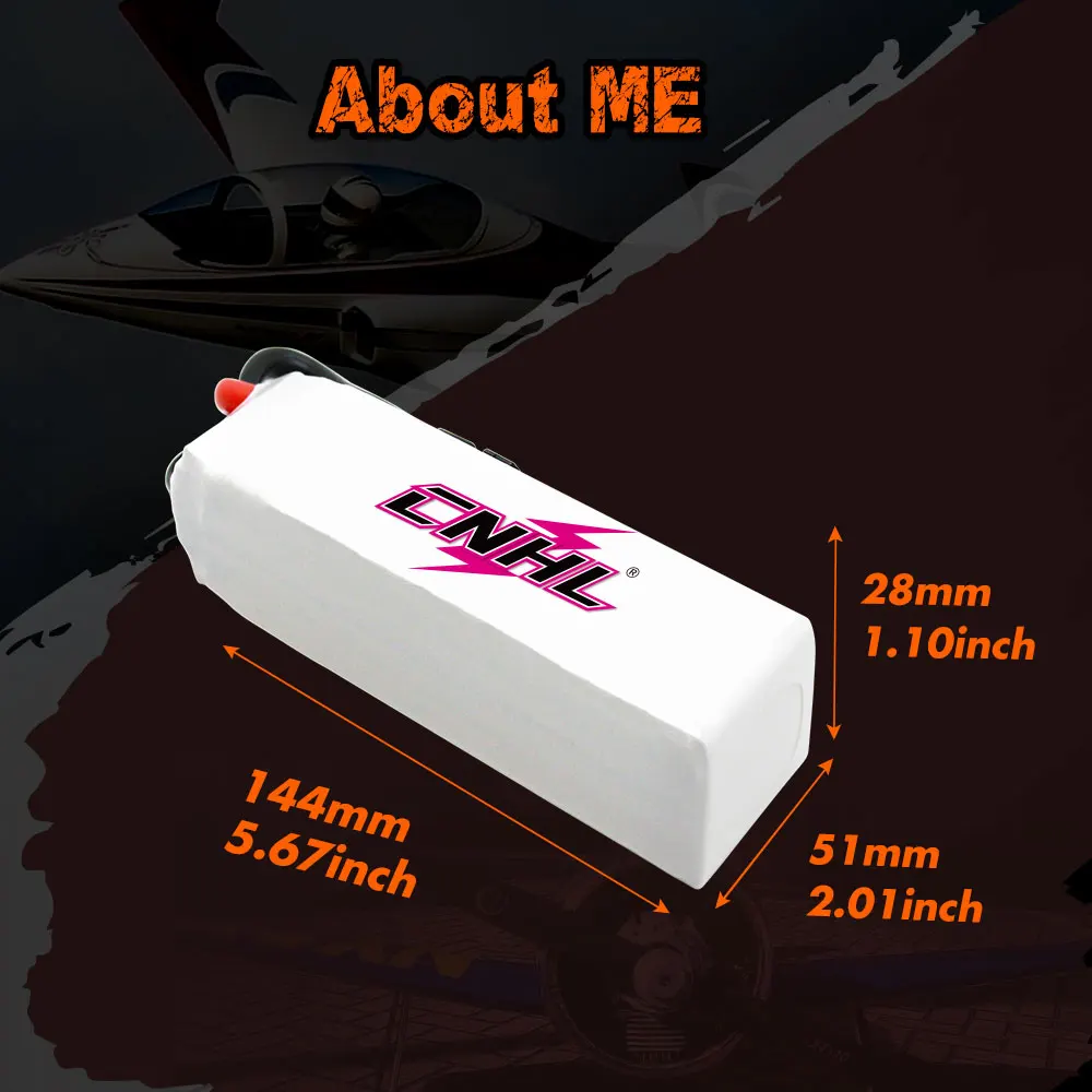 CNHL 11.1V 3S Lipo Battery 4000mAh 70C With XT90 Plug For RC Car Rock Crawlers Airplane Vehicle Tank Truck Catamaran Boat