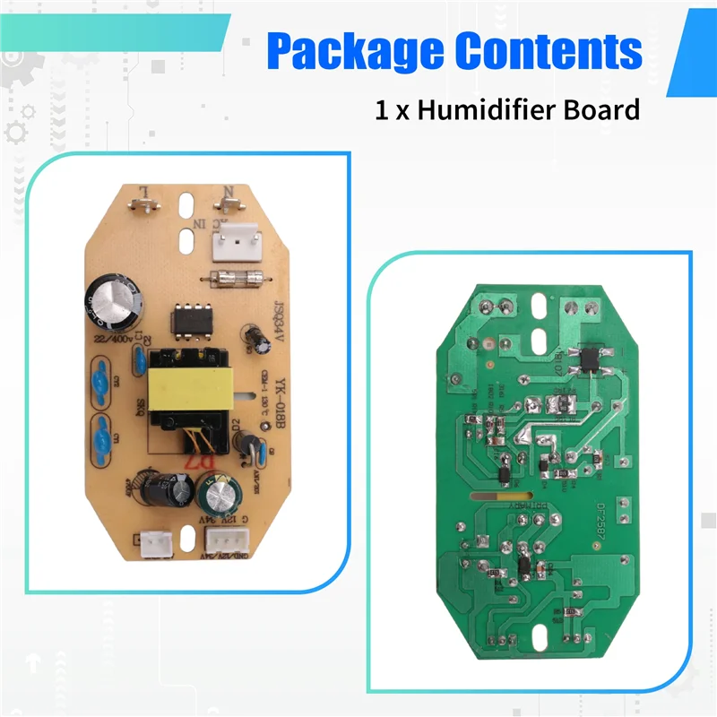 

AY14-12 В 34 В 35 Вт Универсальная плата увлажнителя, запасная часть, компонент, схема распыления, модуль управления, источник питания