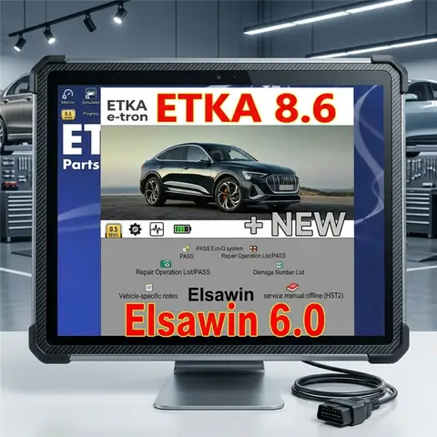 2026  Elsawin 6.0+ETKA 8.5/8.6 Auto Repair Car Software Group Vehicles Electronic Parts Catalog For V/W+AU//DI+SE//AT+SKO//DA--