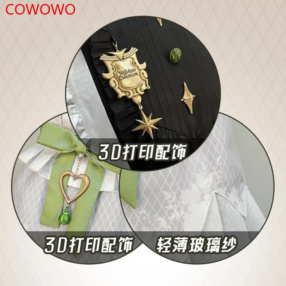 COWOWO Nu: Carnival Olivine Maid Cosplay Costume Cos Game Anime Party Uniform Hallowen Play Role Clothes Clothing