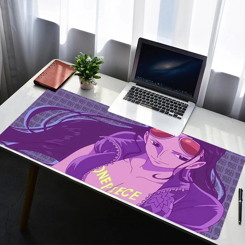 

Mouse Pad Laptop Rubber Extended Desktop Mat Computer Gamer HD Mousepad One Piece Nico Robin PC Gaming Accessories Keyboard Pad