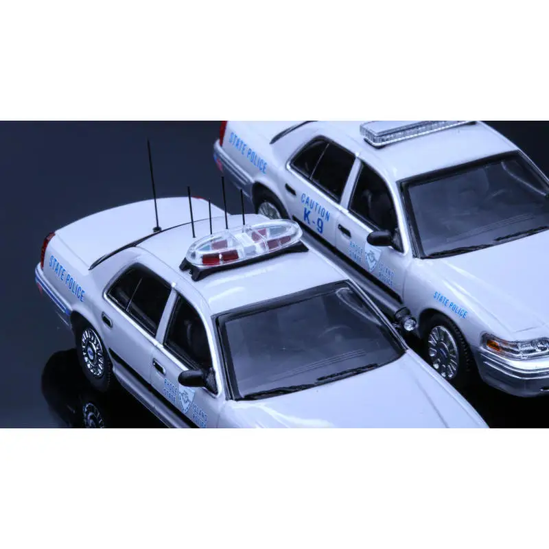 Rollin 1/64 RISP K-9 Police Car Ford CV Diecast Car Model Alloy Simulation Collection Toy Gift For Boys#peetyeee - view 6