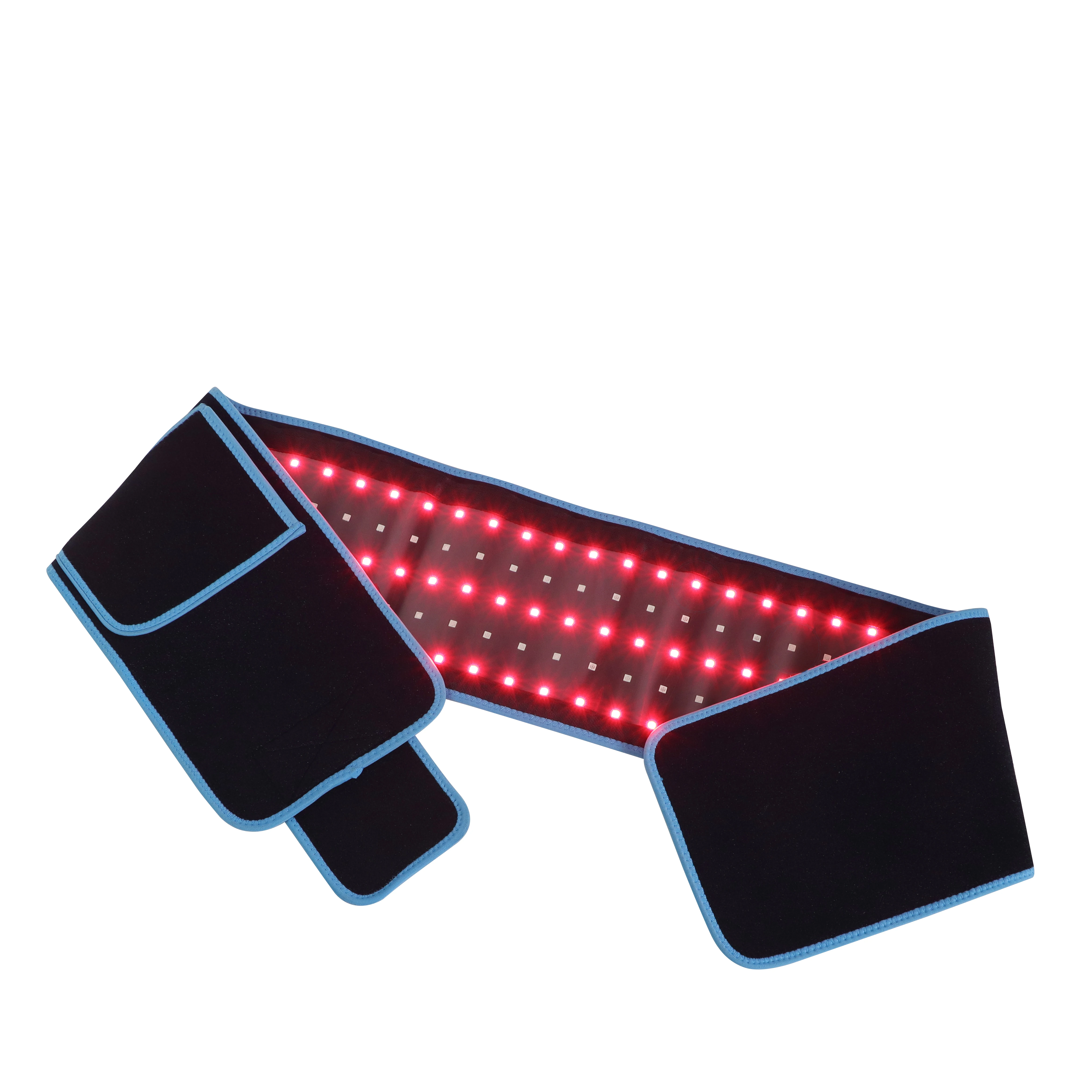 Red Light Heating Waist Belt 660Nm 850Nm Infrared LED Therapy For Home Use-in cludeUSB