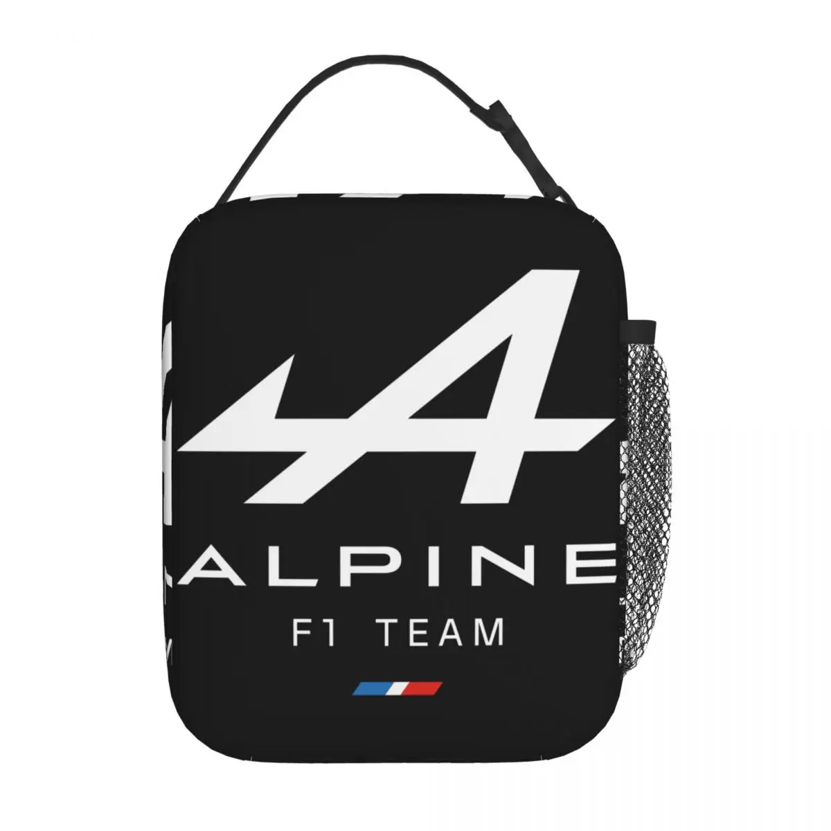 Alpine F1 Team Logo bolsas de almuerzo aisladas, caja de comida, enfriador reutilizable, cajas de almuerzo térmicas