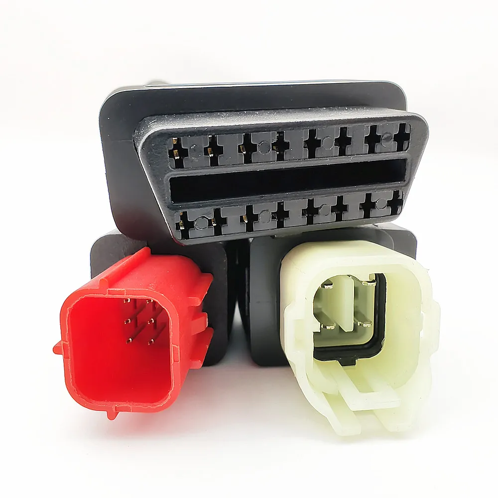 2026 Best For HONDA 4pin & 6pin 2 in 1 Plug Super practical OBD2 Diagnostic Cable OBD Fault Code Reader Adaptor easy to operate