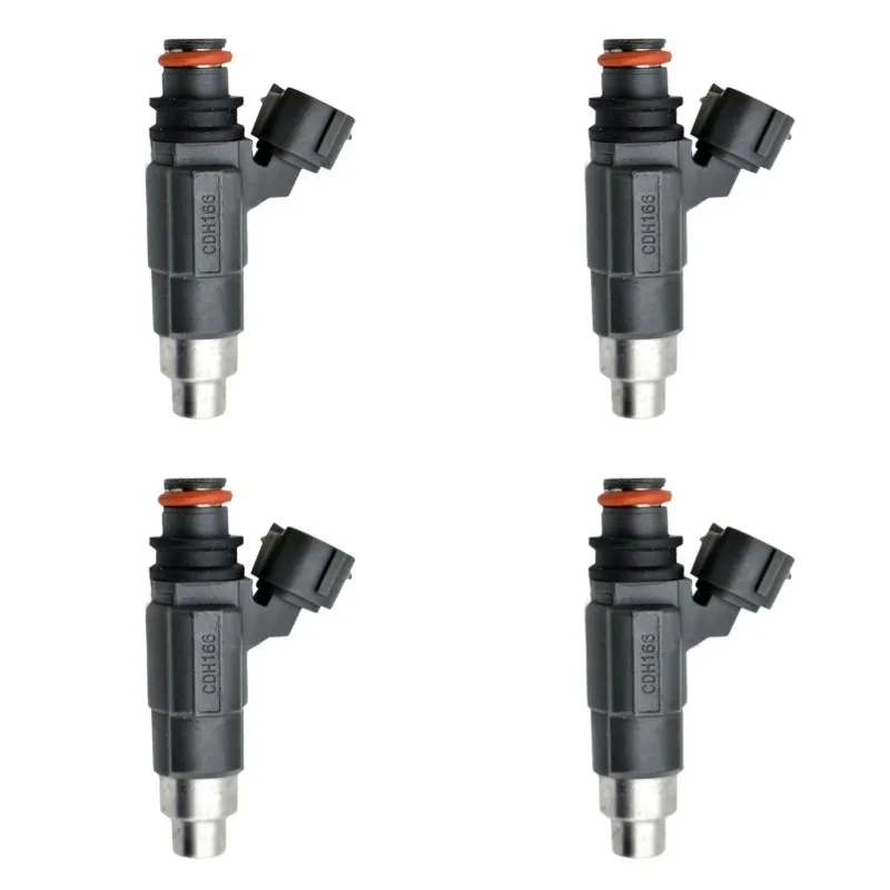 4PCS Fuel Injectors CDH166 For Mitsubishi Mirage Chevrolet Tracker Suzuki DF60 DF70 Vitara 1.5L 1.6L 97-02 MD31979 15710-66D00