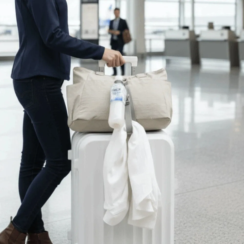 Adjustable Luggage Strap Elastic Universal Suitcase Belt Binding Securing With Hook Travel Baggage Packing Belt Backpack