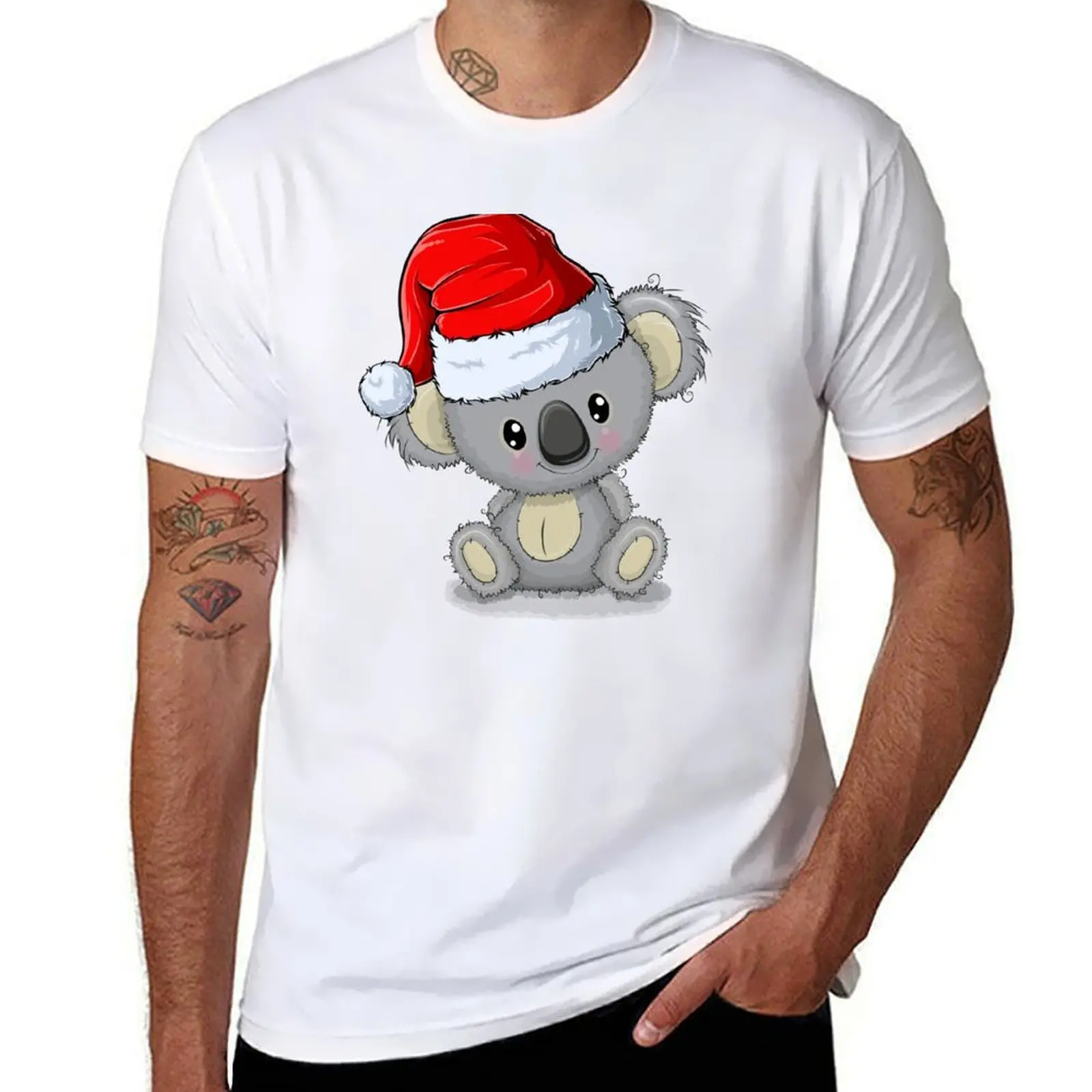 

Funny Santa Koala T-Shirt anime t shirts for man man graphic t shirt T-Shirt