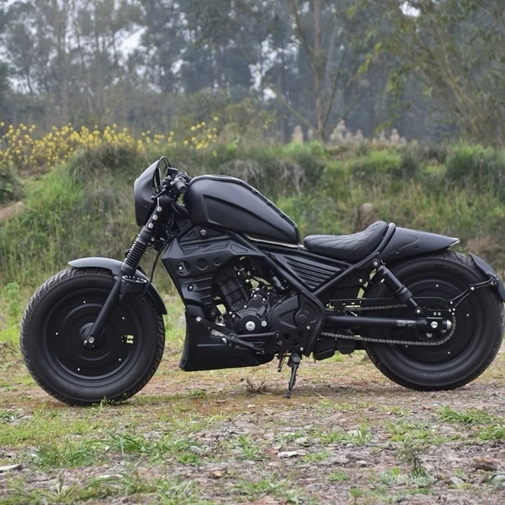 For HONDA Rebel CMX300 pneumatic lift shock absorber air suspension black warrior style motorcycle shock absorber accessories