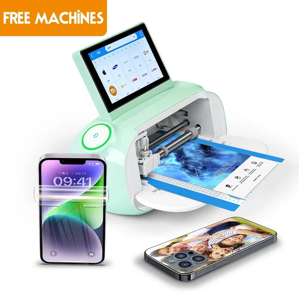 Unlimited PET TPU Hydrogel Soft Film Cellphone Mini Screen Protector Cutting Machines