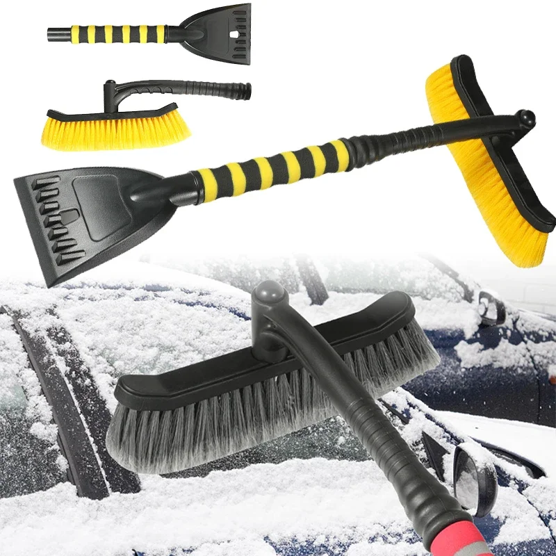 New Car Snow Shovel Multifunctional Ice Scraper Winter Snow Remover Auto Parts Snow Shovel Long Pole Deicing Sweeping Tool