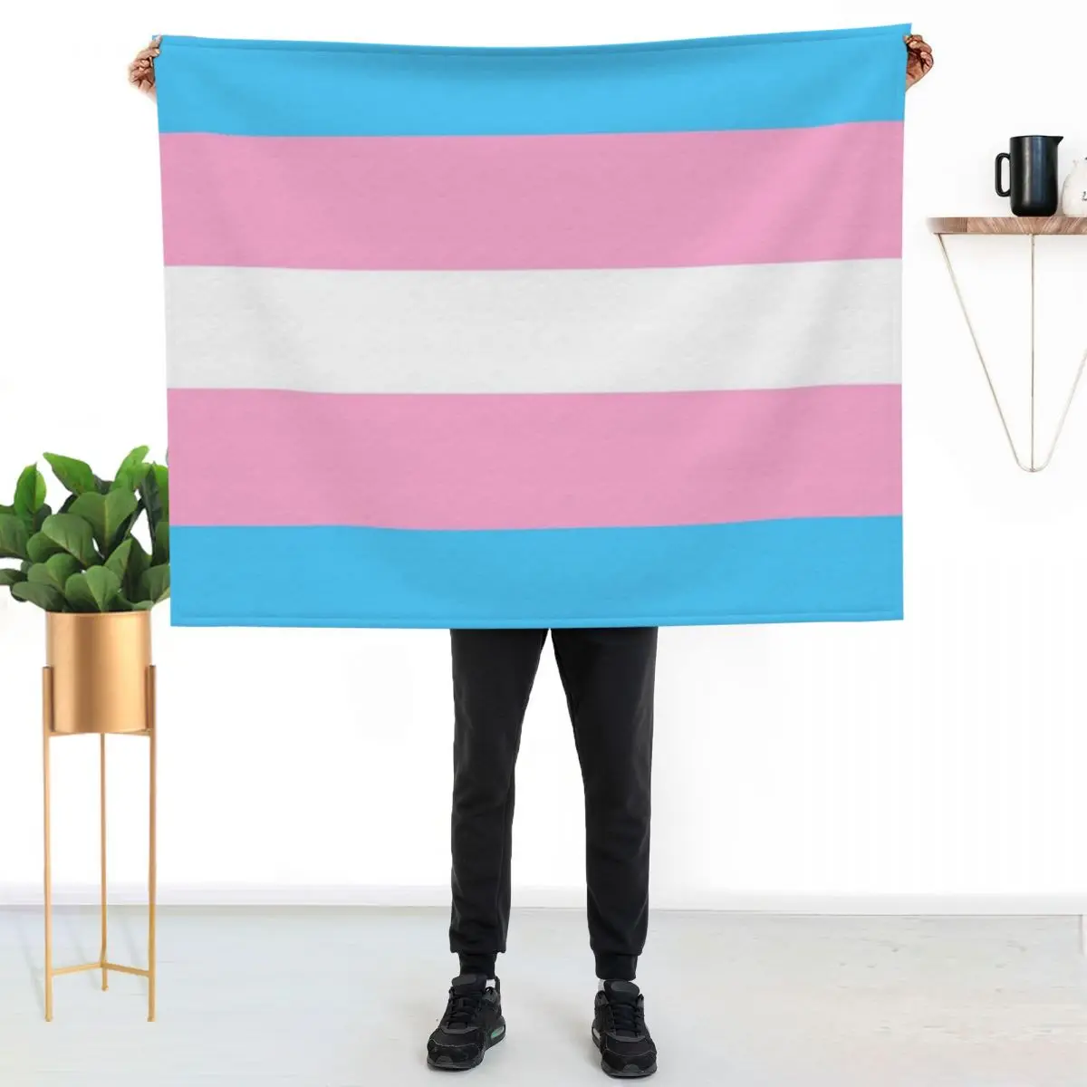 trans Throw Blanket Extra Large Throw Bed Beautifuls Bed Fashionable Softest cosplay anime Blankets