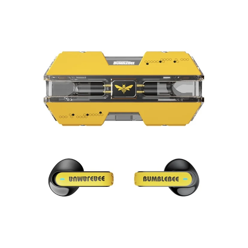 TF-T01 Wireless Bluetooth 5.3 Earbuds Bumblebee Headsets HIFI Stereo Sound Earphones Gaming Headphone Long Battery Life