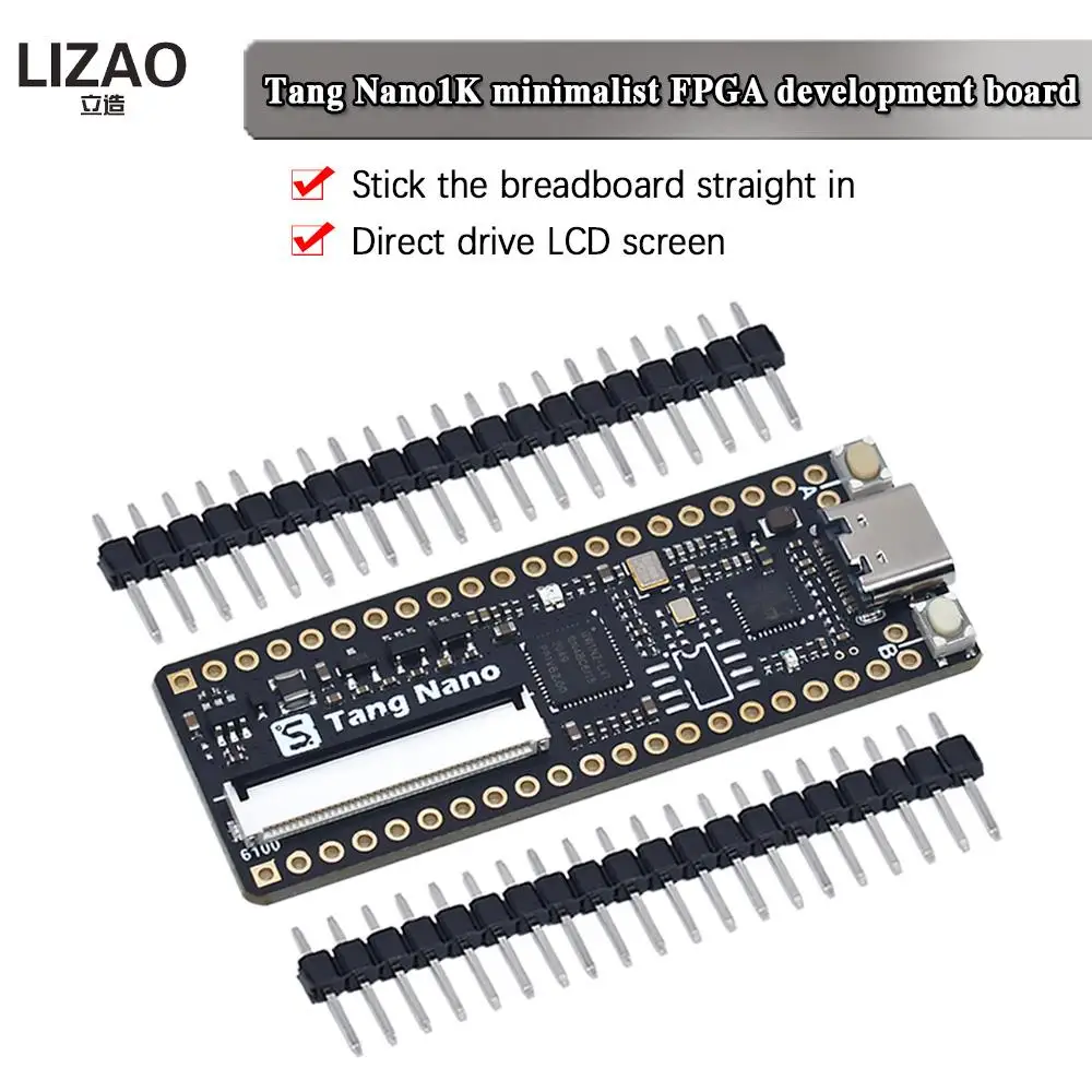 Sipeed Lichee Tang Nano minimalist line FPGA development board breadboard GW1N-1 chip