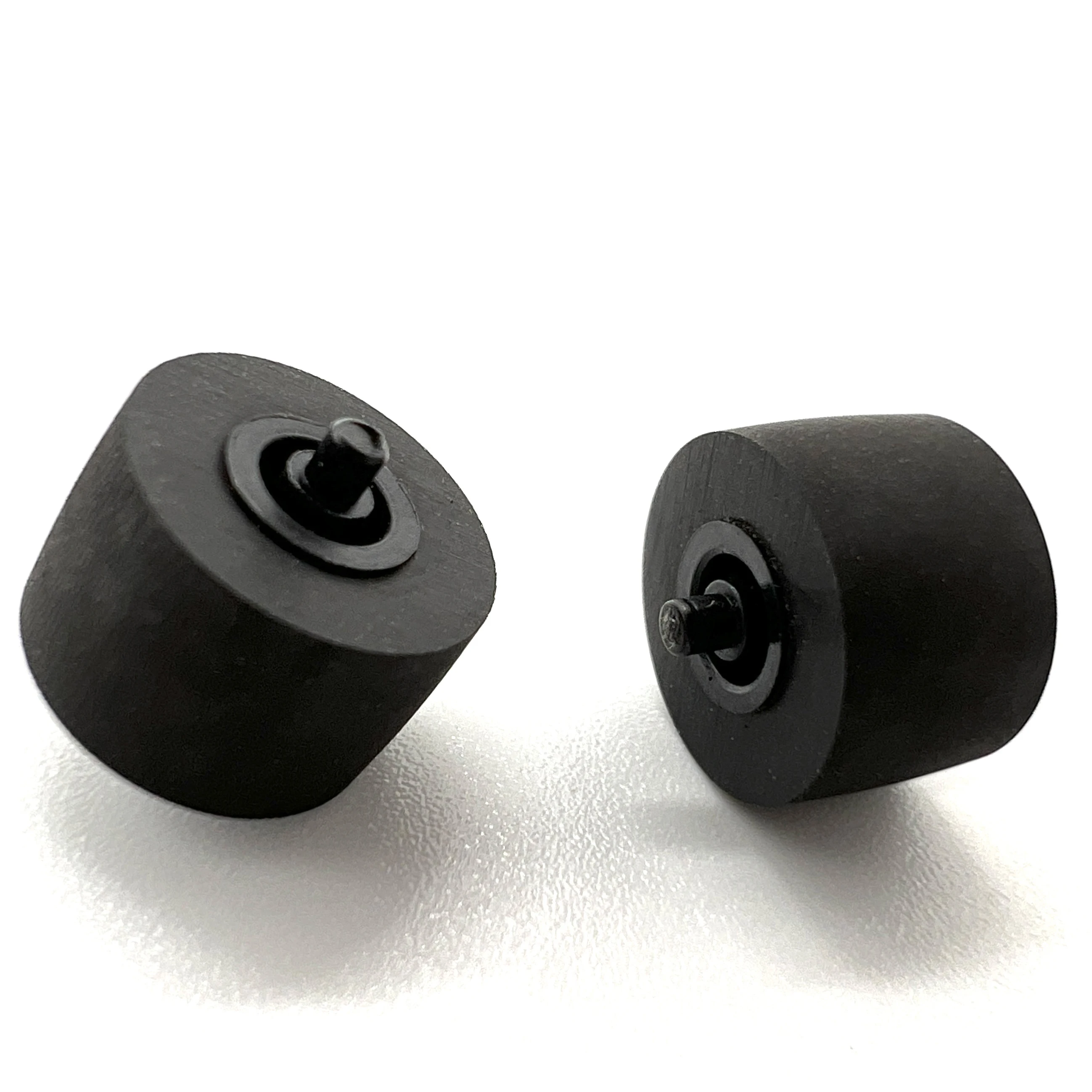 Borracha Pinch Roller Wheel com eixo, Gravador, Pressão Cassette Deck, Movimento Áudio Acessórios Component, 10x6x1.5x10mm