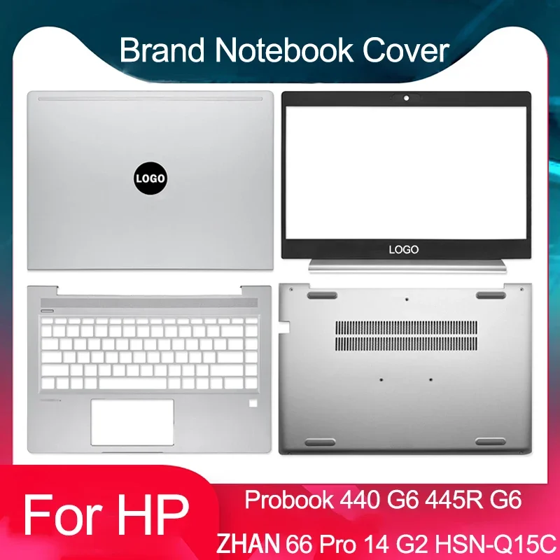 New Top Case For HP Probook 440 G6 445 G6 440R G6  Zhan 66 14 G2 HSN-Q15C Laptop LCD Back Cover Palmrest Bottom Case