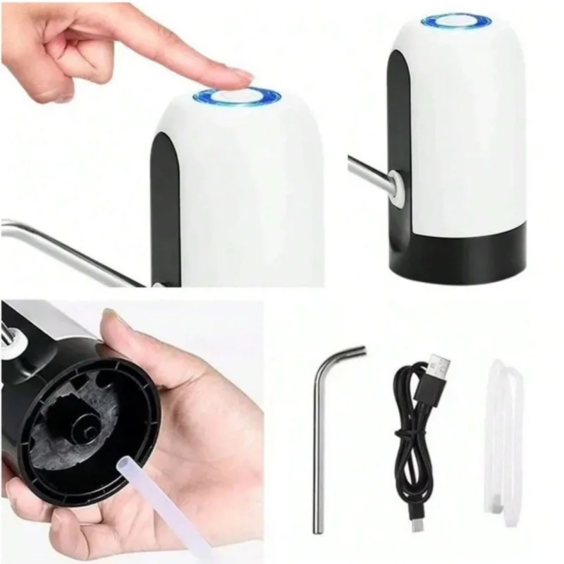 Pompe à eau de bureau avec chargement USB, distributeur d'eau automatique, bouilloire portable, camping en plein air