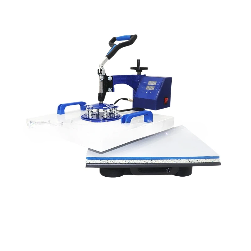 3838 blue and white, shaking head push-pull heat transfer heat transfer machine