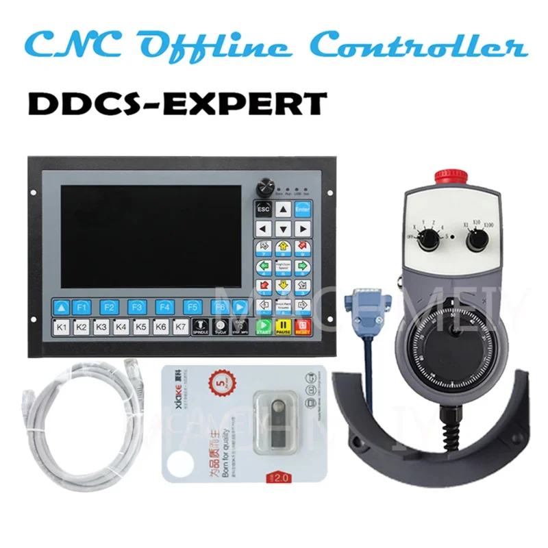CNC แบบสแตนด์อโลนออฟไลน์ Controller DDCS-EXPERT 3/4/5 แกนสนับสนุน Close-Loop Stepper/ATC Controller เปลี่ยน DDCSV3.1 NEWCARVE