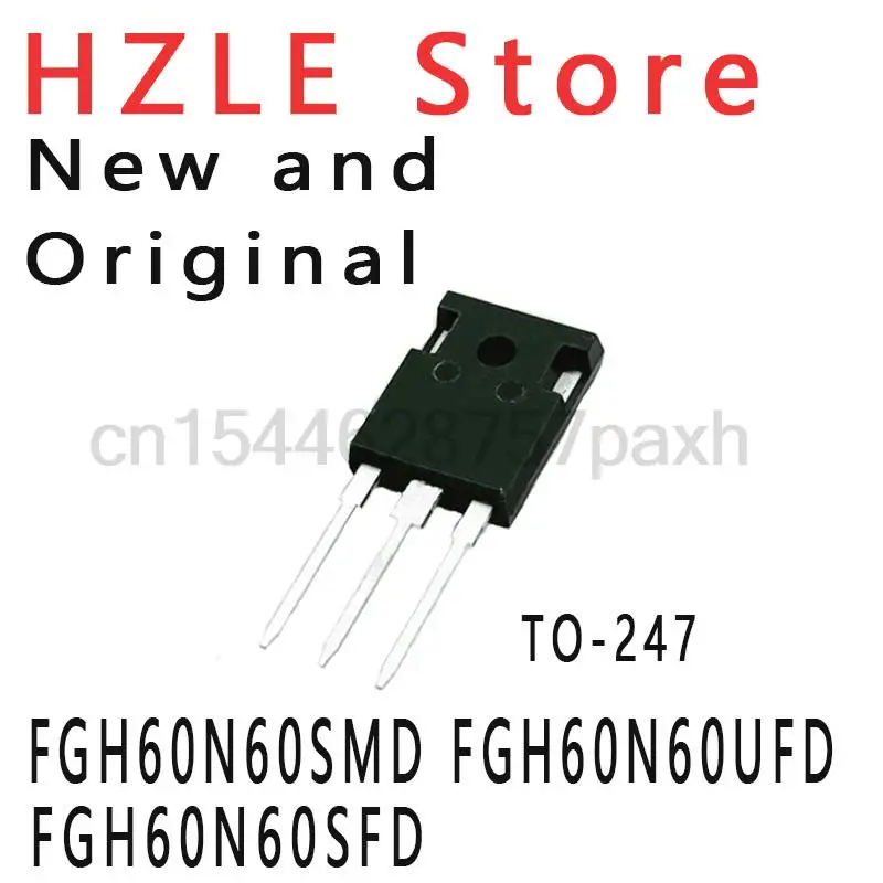 5piece New and Original  FGH60N60 60N60 TO-247 RONNY IC FGH60N60SMD FGH60N60UFD FGH60N60SFD