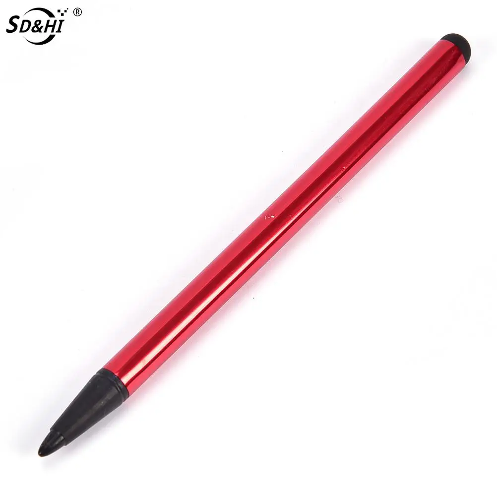 Wholesale 2 in 1 Pen Touch Pencil for Tablet iPad Cell Phone PC Capacitive Pen  Screen Stylus Capacitive Resistive