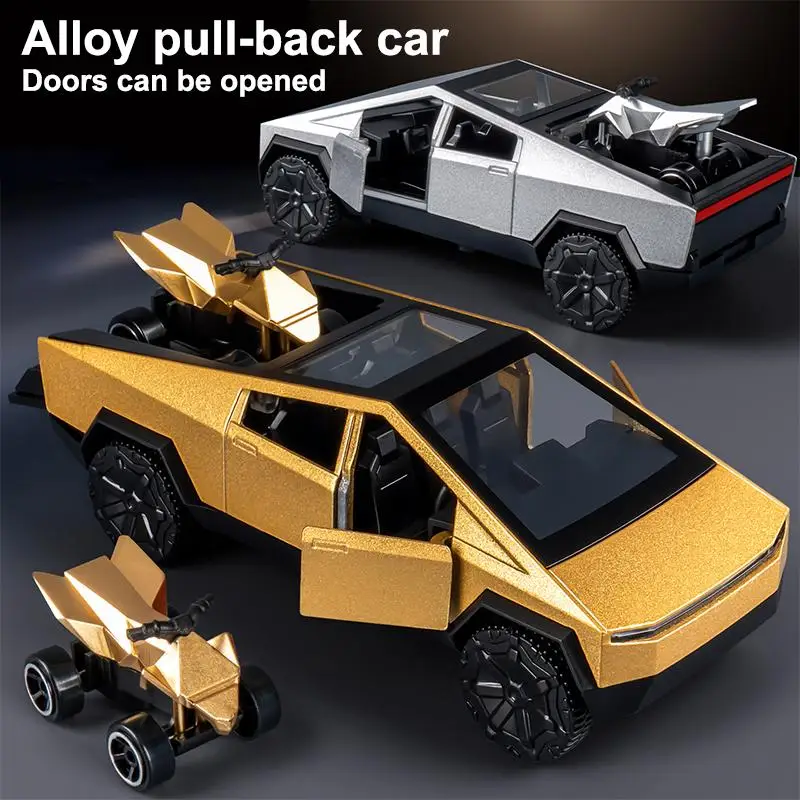

Pull Back Alloy Car Pair Large and Small Vintage Design Model Toys Gift Set for Kids Home Collection Educational Props