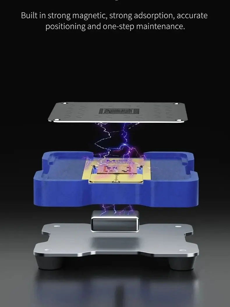 MaAnt C1 BGA Rebيعادل منصة الاستنسل آيفون A8-A19 اللوحة الأم MTK EMMC كوالكوم هواوي وحدة المعالجة المركزية شبكة لحام طقم أدوات إصلاح #5