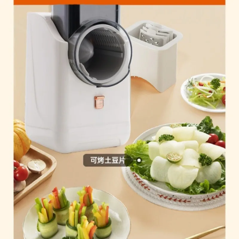 Multifunctional Electric Kitchen Vegetable Cutter, Labor-saving Slicer Shredder for Potato Carrot Onion Home Food Chopper view 4