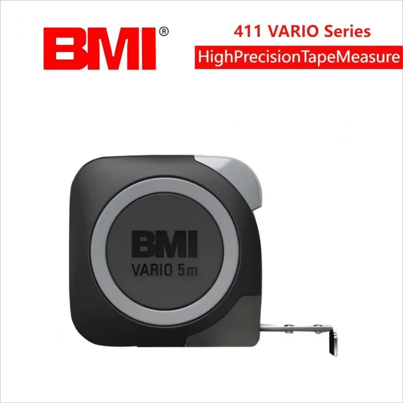 BMI 411 سلسلة VARIO شريط قياس من الفولاذ المقاوم للصدأ 2/3/5/8 متر مع مقياس ملليمتر أداة قياس محمولة عالية الدقة #1