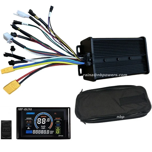 

Cheaper 48V/72V 45A Sine Wave Dual Mode Ebike Bicycle Controller With SW900/UKC1 OMD Display for 2000W Ebike Brushless Motor